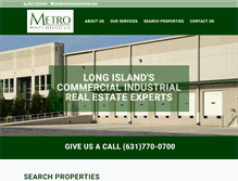 Tablet Screenshot of metrorealtyservices.com